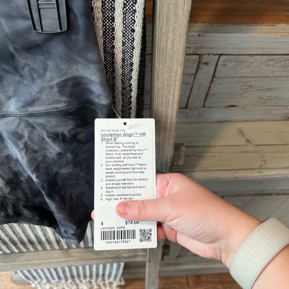 NWT Lululemon women’s set wunder train long line bra and align hr short size 6/4 - Picture 5 of 7